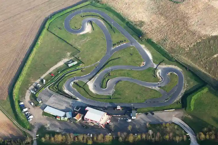 Red Lodge Karting Ariel View