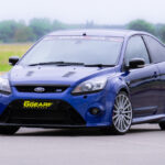 Ford Focus RS driving around a race track for 6th Gear Experience