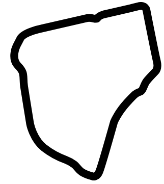 black outline of the london circuit