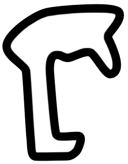 black outline of whilston mill circuit